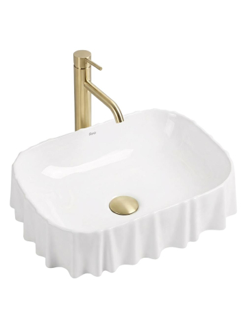 Lavoare pe blat - Lavoar pe blat Rea Atria alb