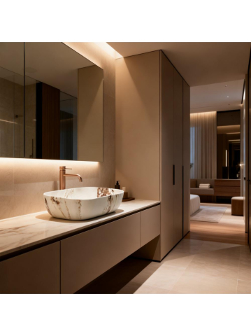 Lavoar pe blat Rea Belinda Marrone Matt [5]