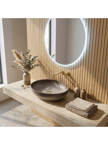 Obiecte Sanitare - Lavoar pe blat Rea Carola Ombre