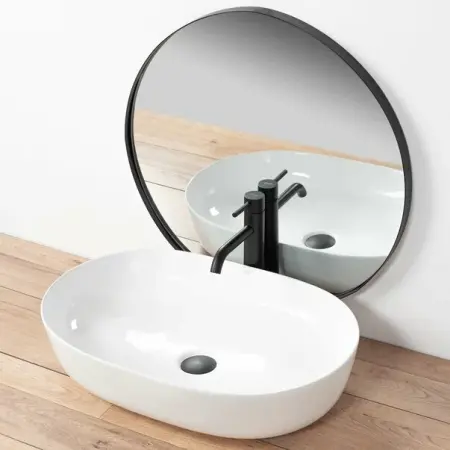 Obiecte Sanitare - Lavoar pe blat Rea Cleo 61 cm