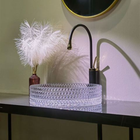 Lavoar pe blat Rea Cristal 39 Transparent  [8]