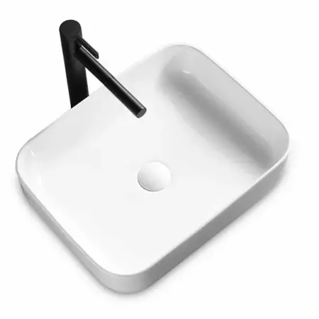 Obiecte Sanitare - Lavoar pe blat Rea Demi Slim 51 cm