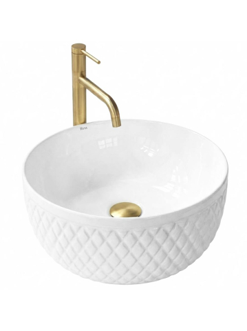 Lavoare pe blat - Lavoar pe blat Rea Galaxy alb