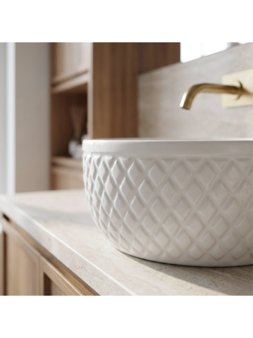 Lavoar pe blat Rea Galaxy alb [2]