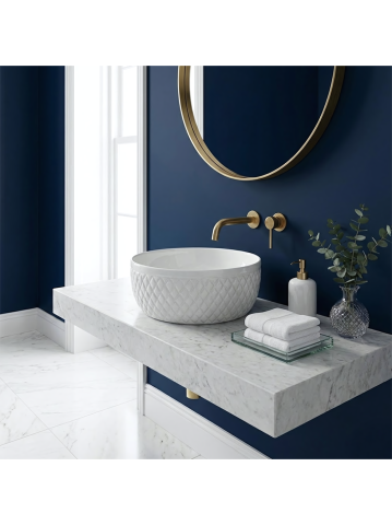 Lavoar pe blat Rea Galaxy alb [4]