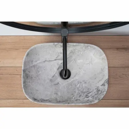 Lavoar pe blat Rea Livia Stone 46,5 cm [3]