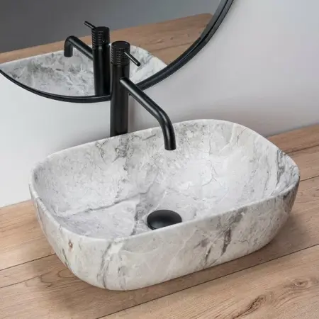 Lavoar pe blat Rea Livia Stone 46,5 cm [1]