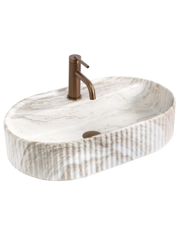 Obiecte Sanitare - Lavoar pe blat Rea Marcela 60 Kallisto