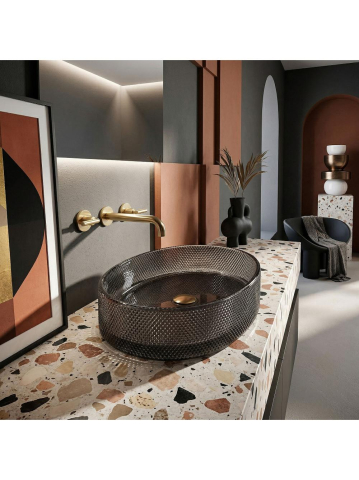 Lavoar pe blat REA Mirella negru [3]