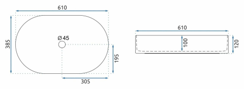 Lavoar pe blat Rea Nadia 60 Marrone [4]