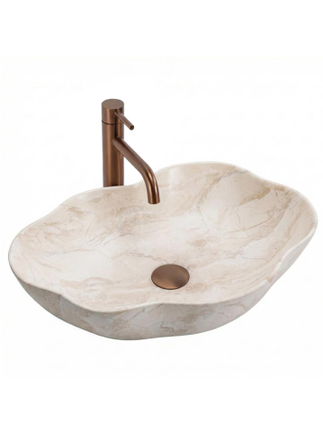 Obiecte Sanitare - Lavoar pe blat Rea Pearl Kallisto