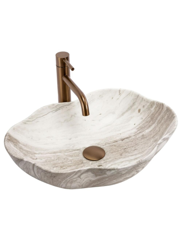 Obiecte Sanitare - Lavoar pe blat Rea Pearl Saturn