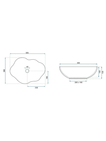 Lavoar pe blat Rea Pearl Warm [7]
