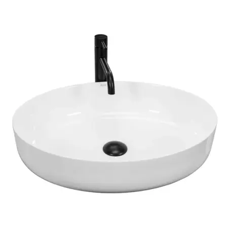 Obiecte Sanitare - Lavoar pe blat Rea Queen alb 55 cm