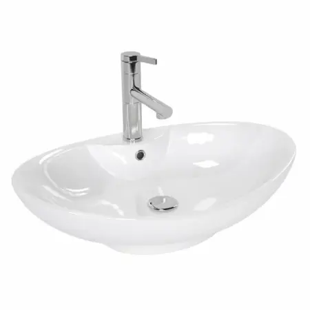 Obiecte Sanitare - Lavoar pe blat Rea Rosa 58,5 cm