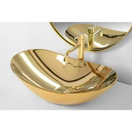 Lavoar pe blat Rea Royal auriu 60 cm [2]