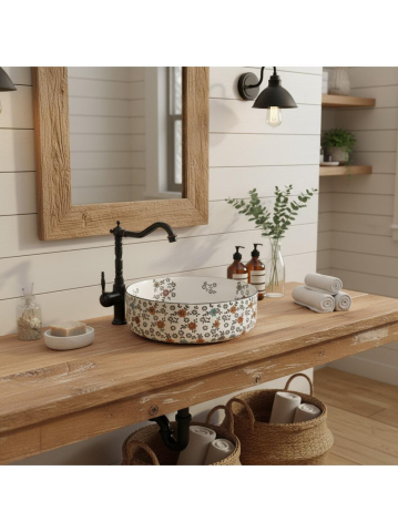 Lavoar pe blat Rea Stefania Fiori [3]