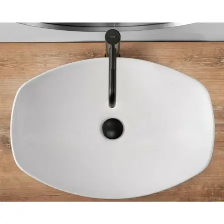 Lavoar pe blat Rea Tango 56 cm alb [3]