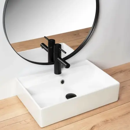 Lavoar pe blat Rea Valeria 51 cm alb [3]