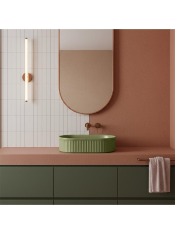 Lavoar pe blat Rea Vanda verde mat [4]