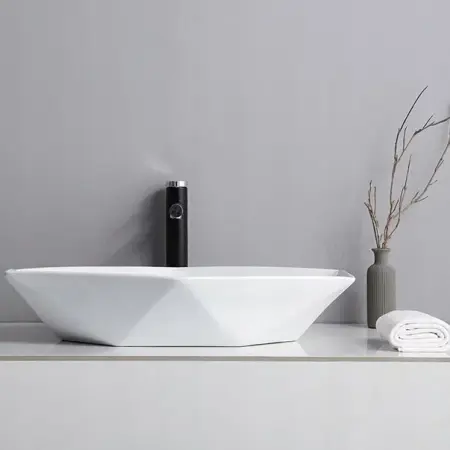 Lavoar pe blat Rea Vegas White 57 cm [5]