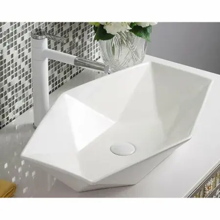 Lavoar pe blat Rea Vegas White 57 cm [3]