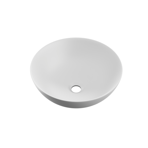 Lavoare - Lavoar de blat rotund 40 cm Excellent Luqa alb mat