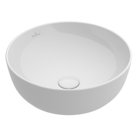 Lavoare pe blat - Lavoar pe blat Villeroy &amp; Boch, Artis, rotund, 43 cm, alb, Titanceram