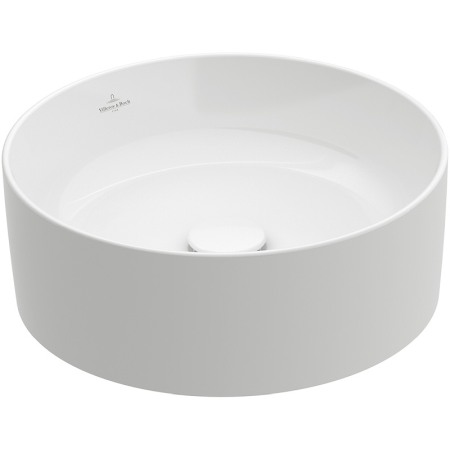 Lavoare pe blat - Lavoar pe blat, Villeroy &amp; Boch, Collaro, diametrul de 40 cm, alb