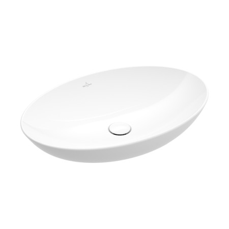 Lavoare - Lavoar pe blat, Villeroy &amp; Boch, Loop &amp; Friends, oval, 56 cm, alb