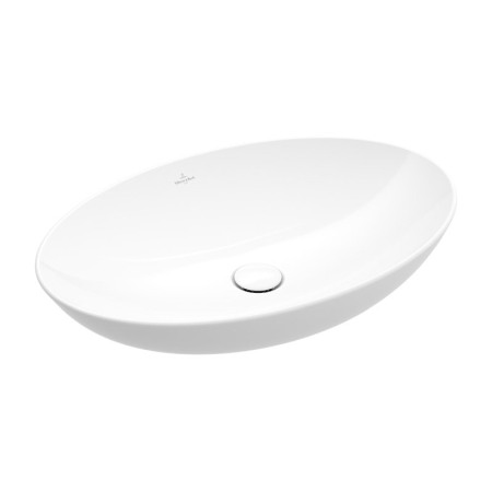 Lavoare - Lavoar pe blat, Villeroy & Boch, Loop & Friends, oval, 62 cm, alb