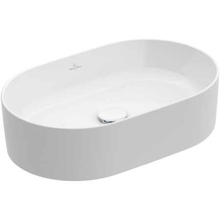 Lavoare - Lavoar pe blat, Villeroy & Boch, Collaro, 56 x 36 cm, oval, alb