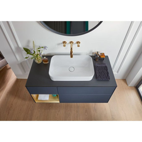 Lavoar pe blat Villeroy&Boch, Finion Ceramic Plus 60 cm, alb alpin [1]