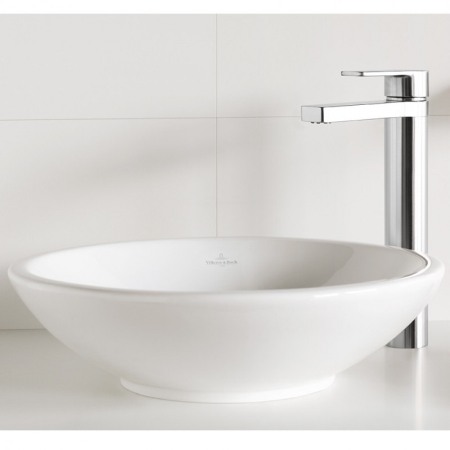 Lavoar pe blat Villeroy & Boch, Loop & Friends, rotund, 43 cm, alb [3]