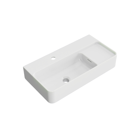 Obiecte Sanitare - Lavoar Excellent Ness 60x31 cm dreptunghiular alb lucios
