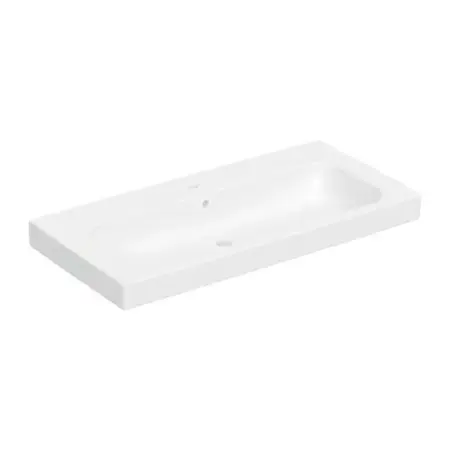 Lavoar pe mobilier Geberit Modo alb lucios 100 cm [1]