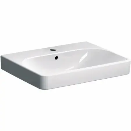 Obiecte Sanitare - Lavoar pe mobilier Geberit Smyle Square 60 cm