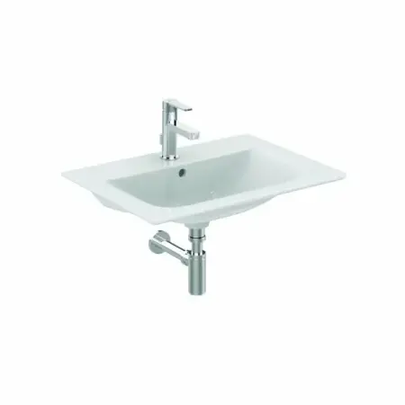 Lavoar pe mobilier Ideal Standard Connect Air 64x46 cm alb