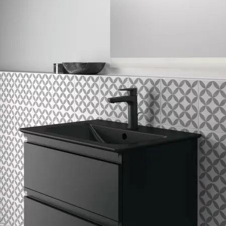 Lavoar pe mobilier Ideal Standard Connect Air 64x46 cm negru mat [4]