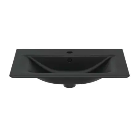 Lavoare pe mobilier - Lavoar pe mobilier Ideal Standard Connect Air 64x46 cm negru mat