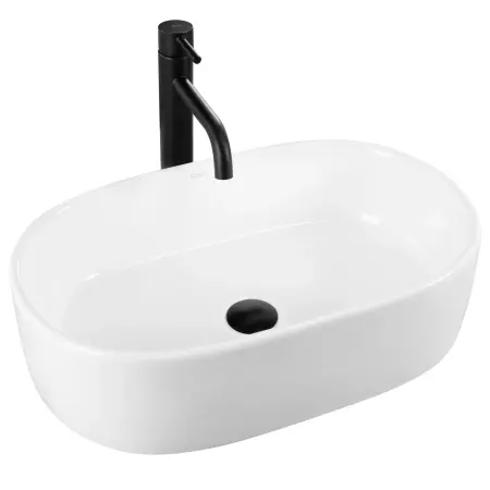 Obiecte Sanitare - Lavoar pentru blat Alma Alb, Rea