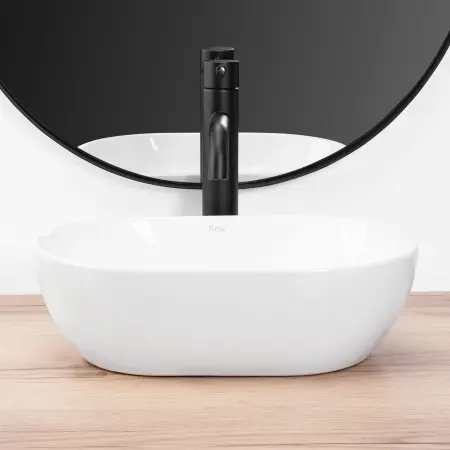 Lavoar pentru blat Amelia Mini Alb, Rea [2]