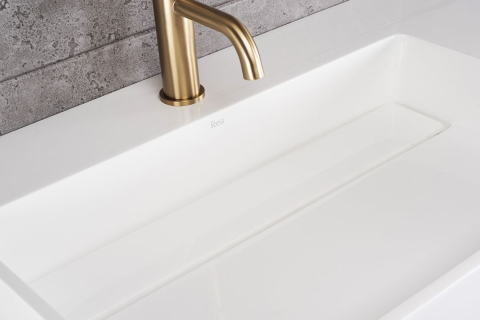 Lavoar pentru blat  Archi 90 CM alb [2]