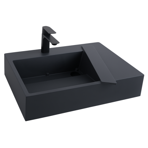 Lavoar pentru blat  Archi 90 cm gri mat [10]