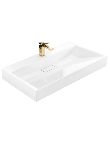 Lavoare - Lavoar pentru blat GOYA 100 cm alb