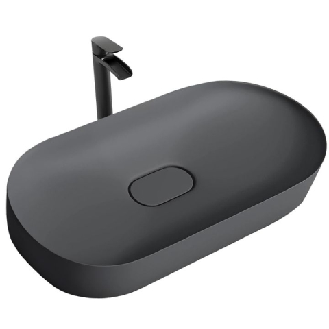 Lavoar pentru blat  IRIS 71 cm gri mat [6]