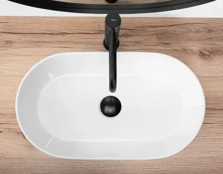Lavoar pentru blat Layla 50 Alb, Rea [3]