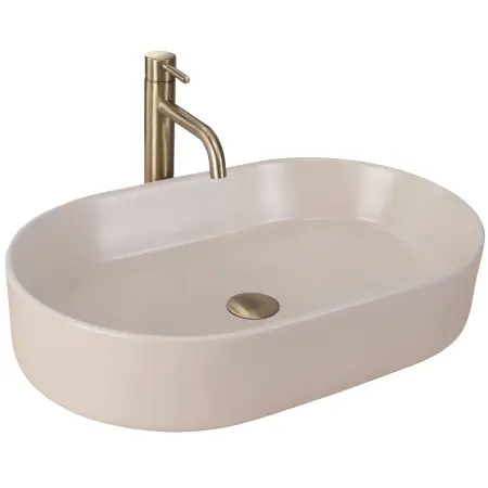 Obiecte Sanitare - Lavoar pentru blat Nadia 60 Bej mat, Rea
