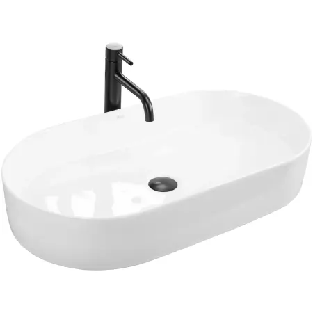 Obiecte Sanitare - Lavoar pentru blat Nadia 70 Alb, Rea