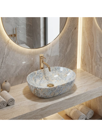 Lavoar pentru blat Rea Amelia Ruststone 48 [1]